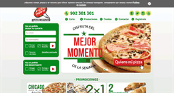 Desktop Screenshot of pizzamovil.es